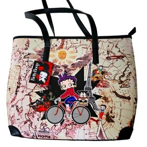 Betty Boop Bike World Tour Tote